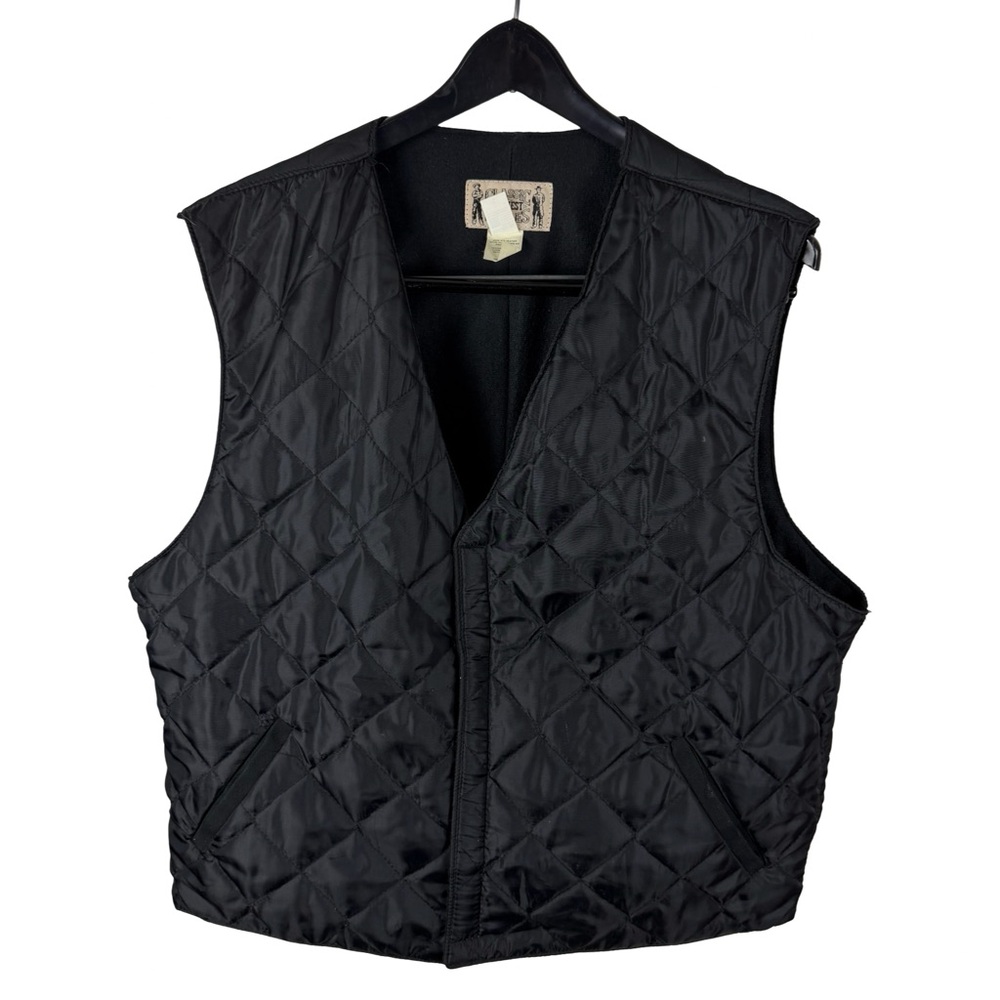 Vintage 90s Classic Old West Styles Concealed Carry Quilted Vest Size L